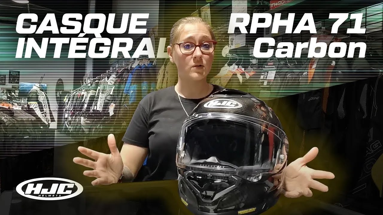 Test du casque intégral HJC RPHA 71 Carbon par Sylvia de Maxxess Anglet
