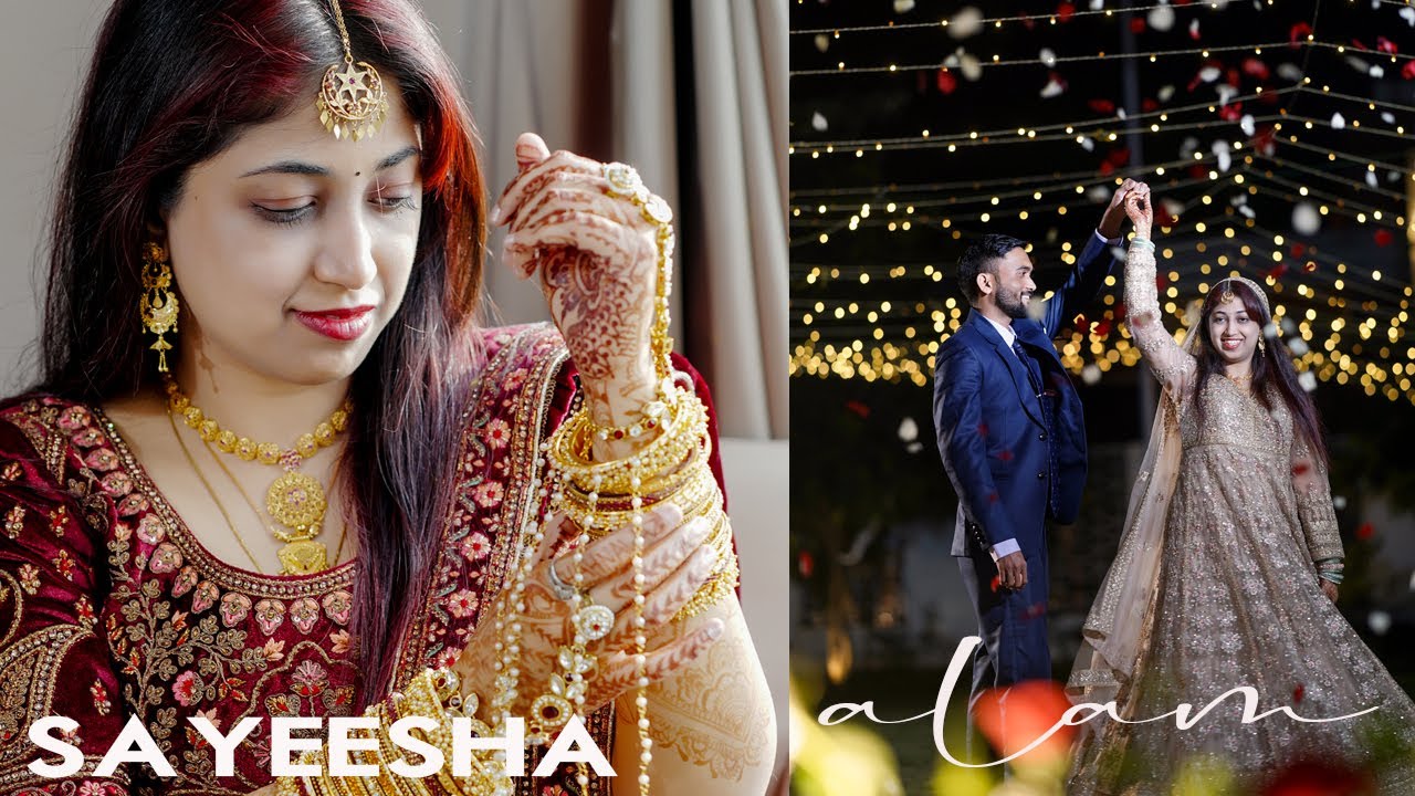 Sayeesha | Alam | Muslim Wedding Bangalore | Ramada Resort | Film by Thaha Rayan Photography