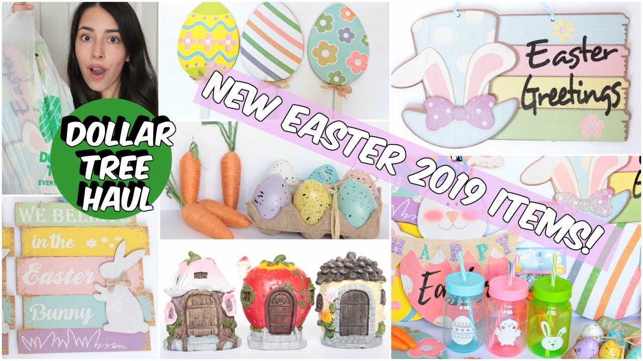 DOLLAR TREE HAUL NEW FINDS EASTER FEBRUARY 2019