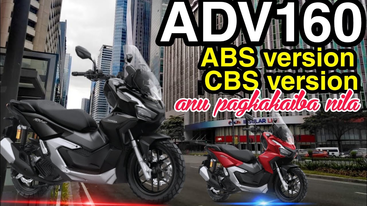 HONDA ADV160 -Anu pagkakaiba ng ABS version sa CBS version ? I release na ba sa Pinas?