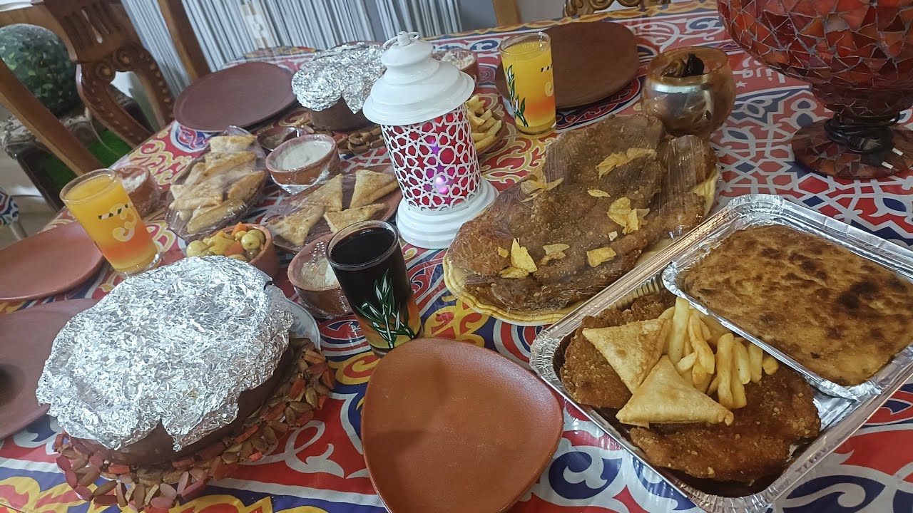 تاني يوم رمضان ولمة العيلة الصغنونه ع الفطار 
