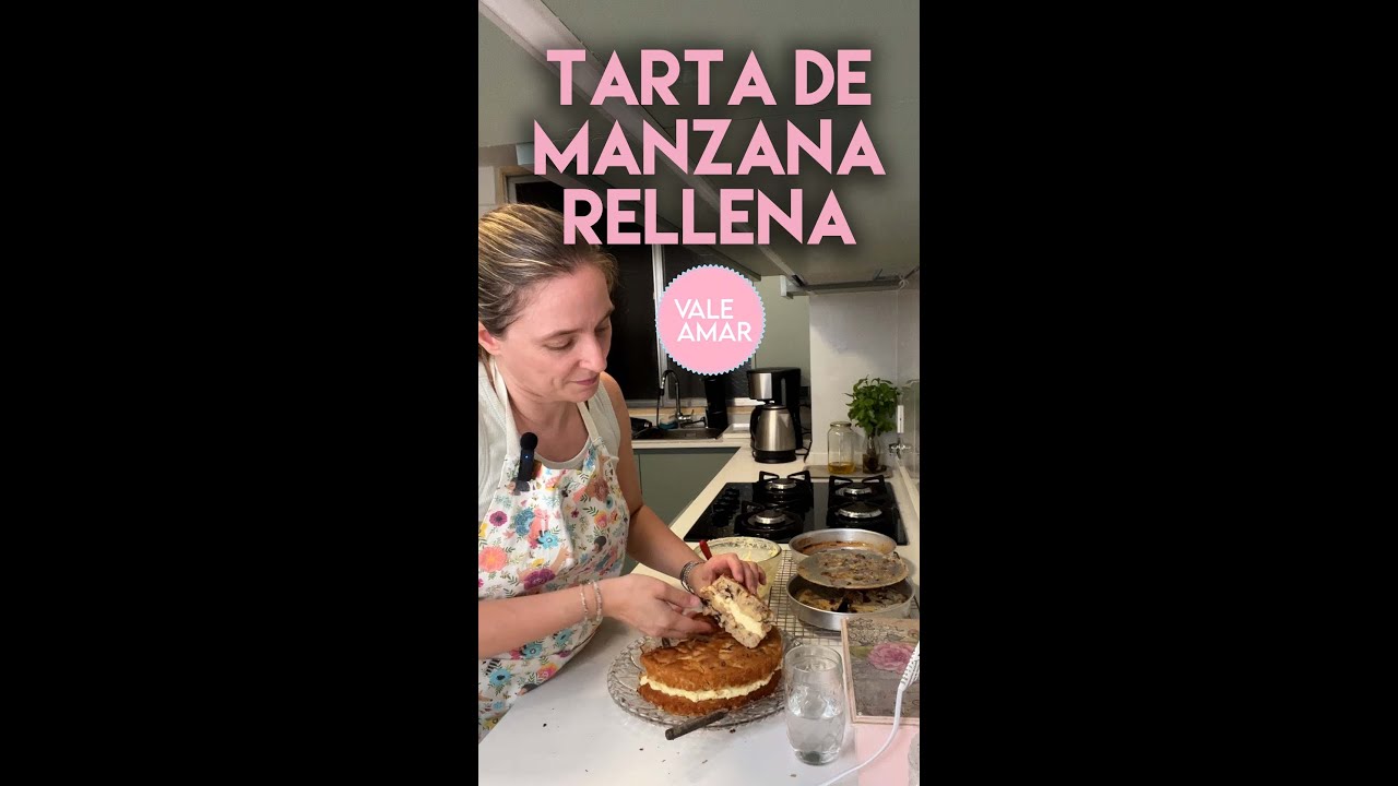 TARTA DE MANZANA RELLENA | VALEAMAR