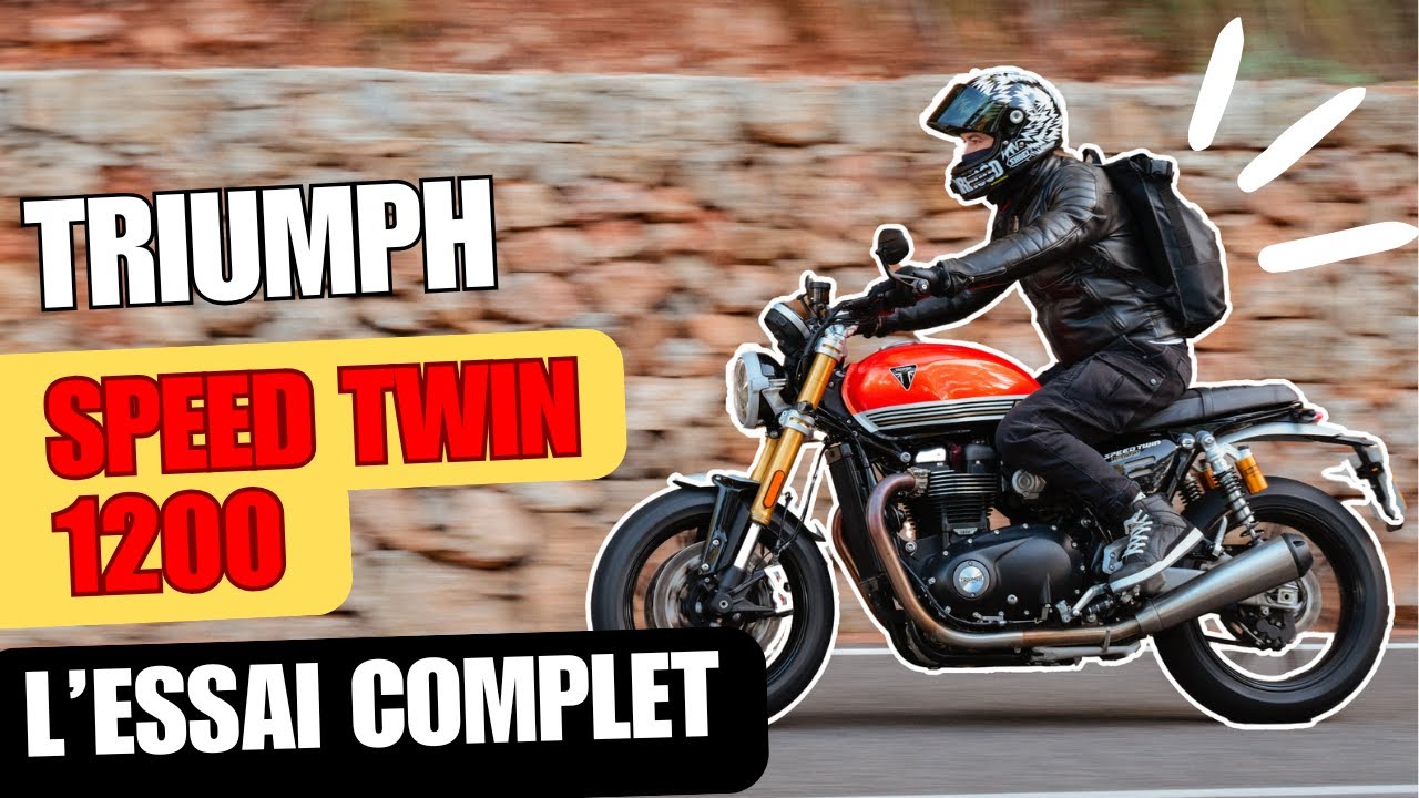 Triumph Speed Twin 1200 : La + SPORTIVE des motos neo-retros ?