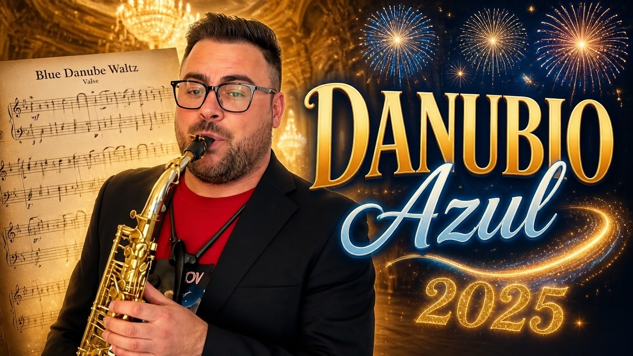 Vals Danubio Azul 🎷 SAXOFÓN ALTO Y PIANO 🎹 + PARTITURA