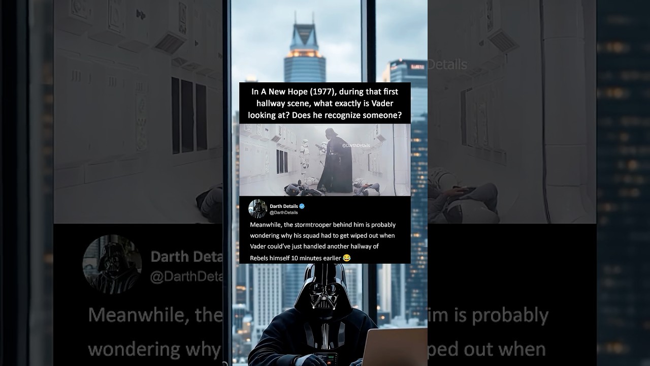 What Was Vader Thinking in the First Hallway Scene? #starwars