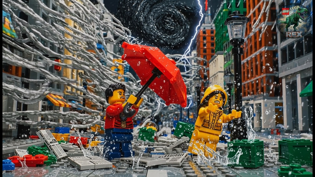 🚨 Each Frame Gets Worse — LEGO Climate Collapse #climatechange  #stopmotion  #environmentalart