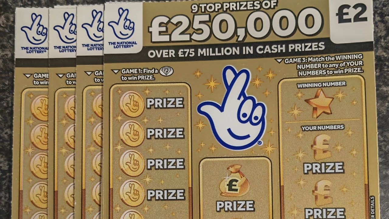 £250,000 gold scratch cards £24 in play