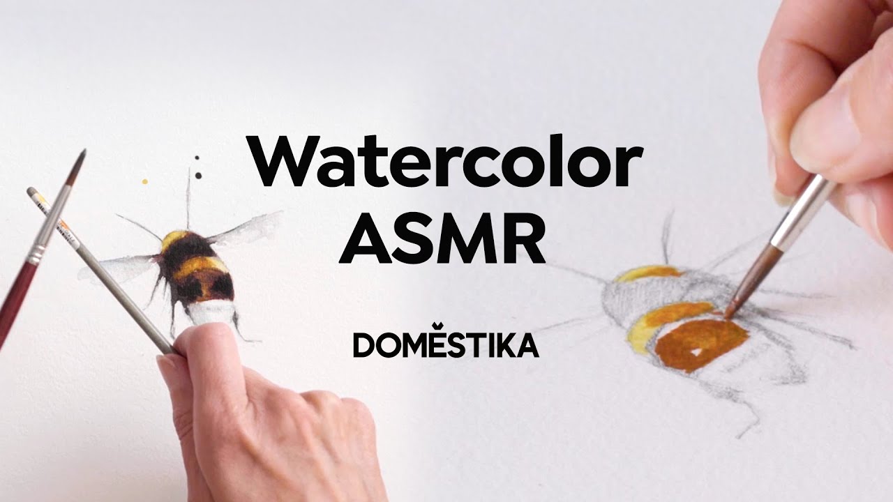 ASMR Acuarela | Pintando con Sarah Stokes | Domestika