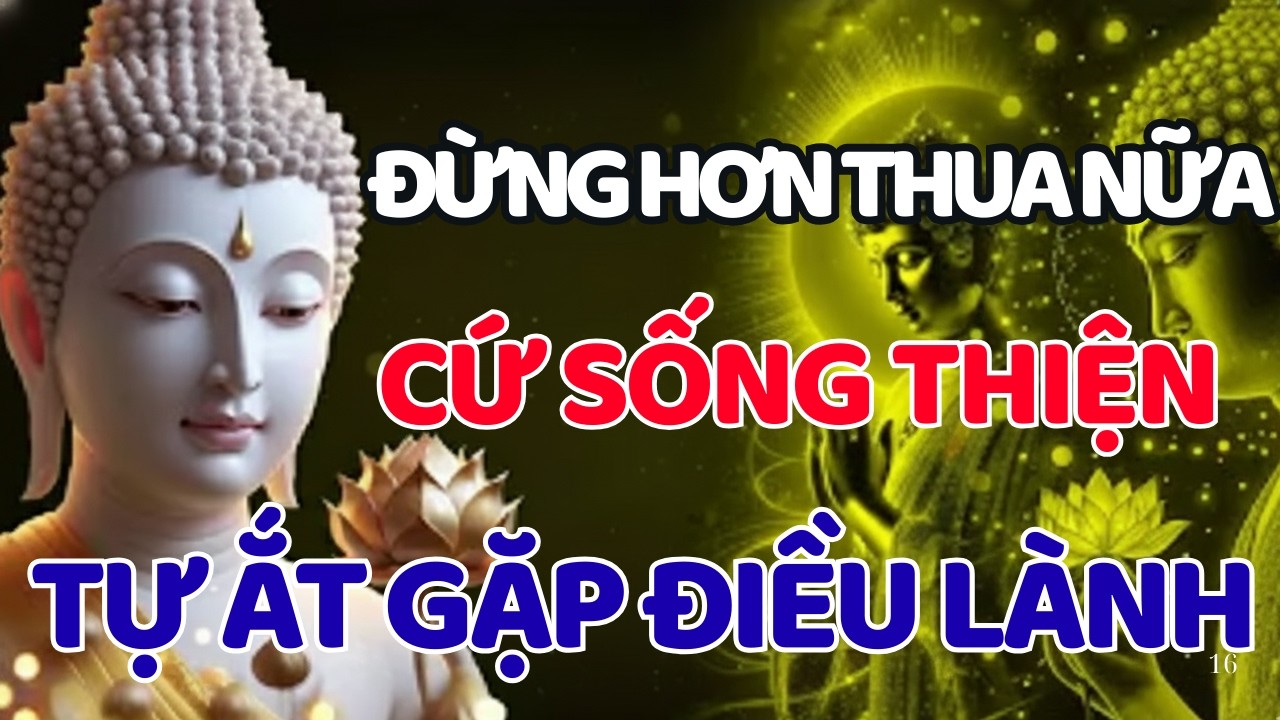NIỆM PHẬT NGỦ NGON: ĐỪNG HƠN THUA NỮA, CỨ SỐNG TỐT ĐIỀU LÀNH ẮT TỰ NHIÊN ĐẾN | PHÁP BÌNH AN