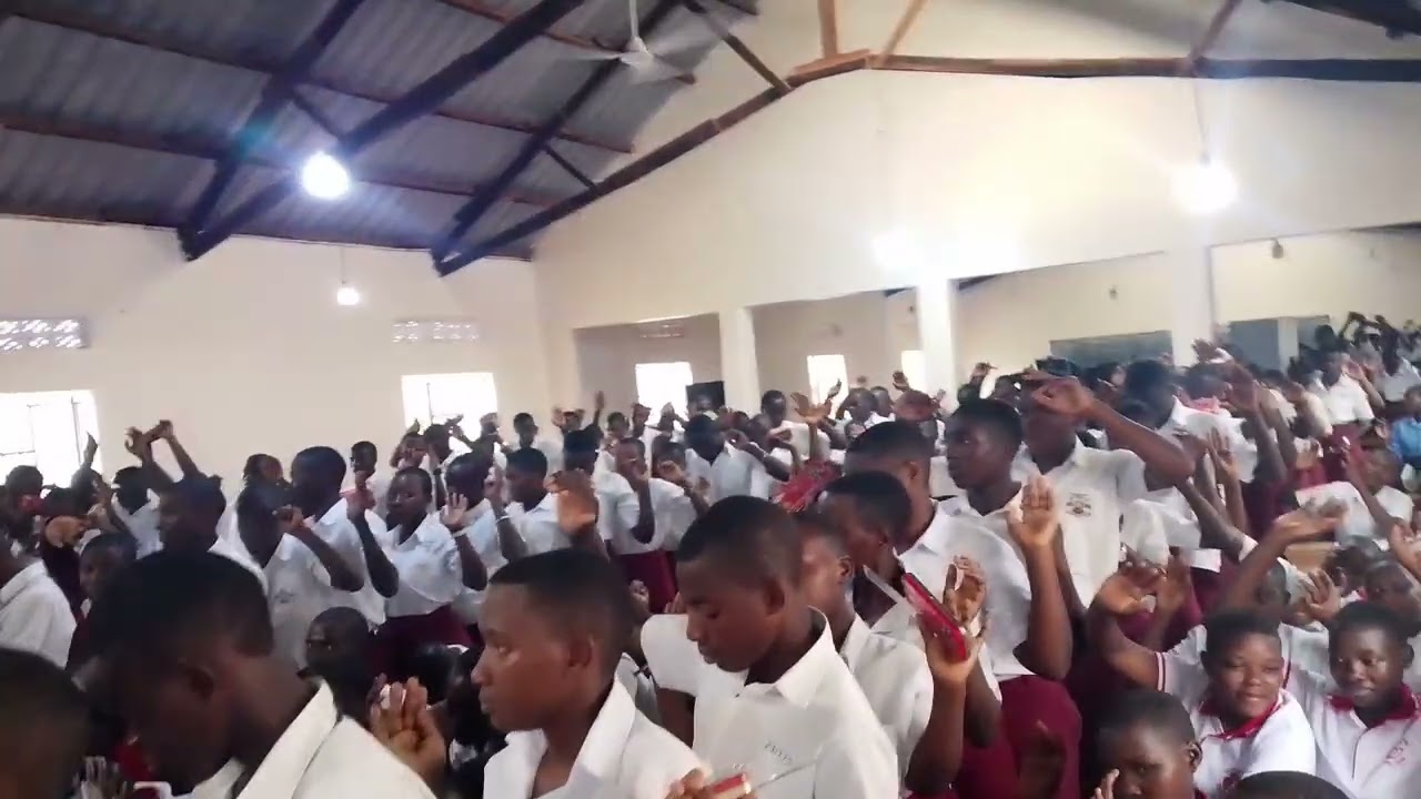 Candidates dedication  by Bishop Nathan Ahimbisibwe at Central SS Ruhaama Ntungamo District 2025