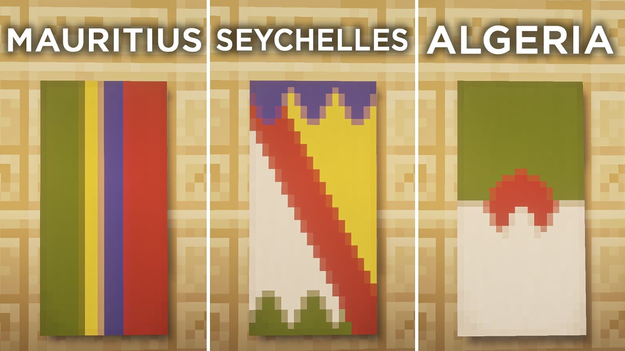 Minecraft: AFRICA Country Flags! (+50 Banners)