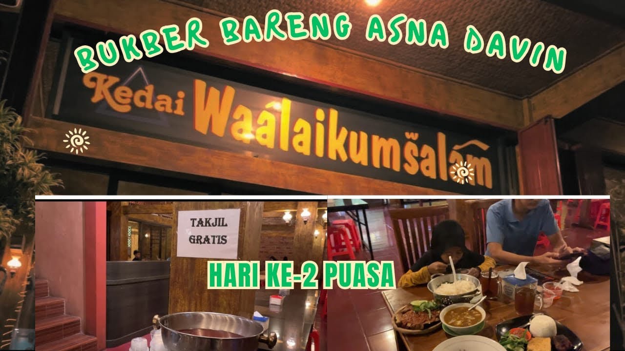 BUKBER DI KEDAI WAALAIKUMSALAM HARI KE-2 PUASA RAMADHAN 2026 #ramadhan2026 #malang #bukber 