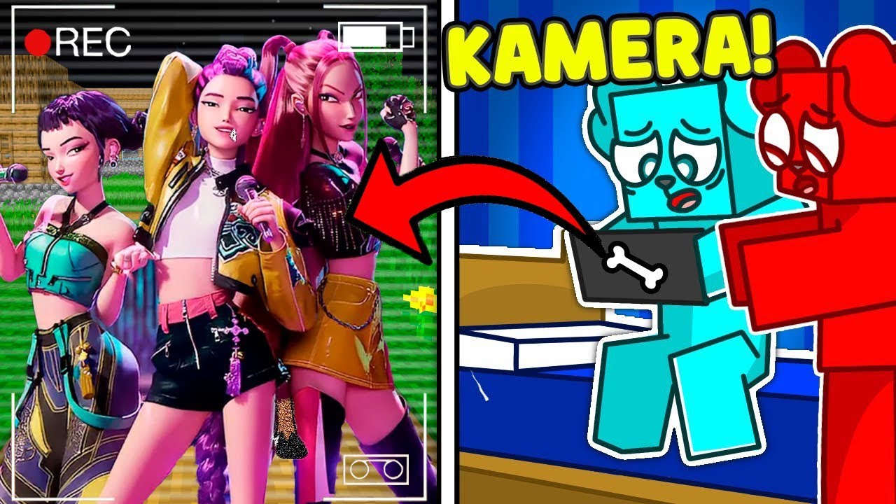 PODGLĄDAMY K-POP DEMON HUNTERS 🎤 w Minecraft 😱✨