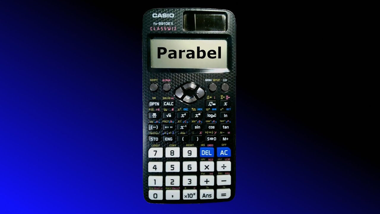 Nullstellen und Scheitelpunkt einer Parabel mit Taschenrechner | CASIO fx-991DE X