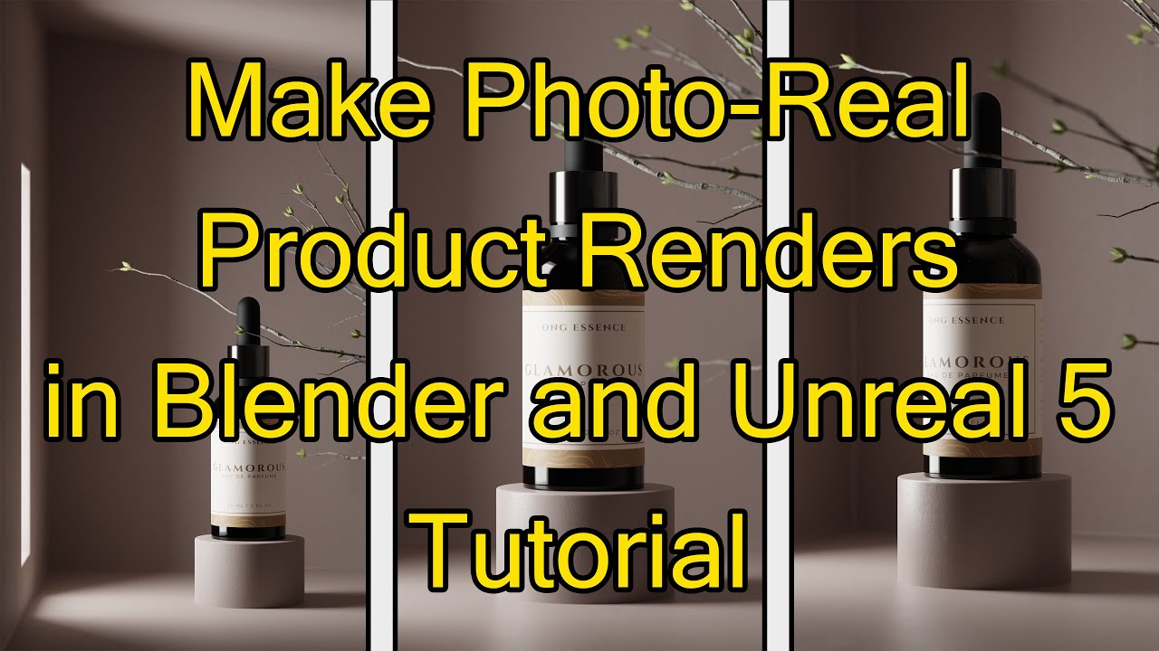 Photorealistic Product Visualization Animation Using Blender and Unreal Engine 5 Tutorial