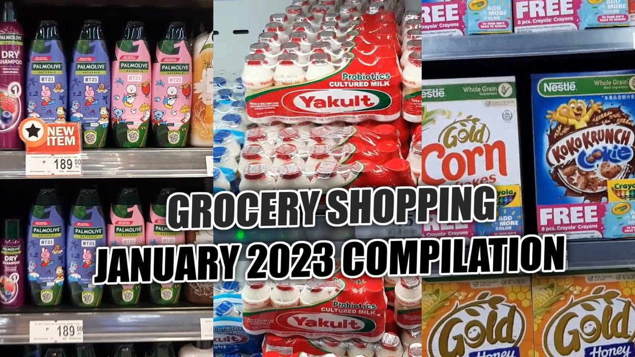 Grocery Shopping January 2023 Compilation with Prices