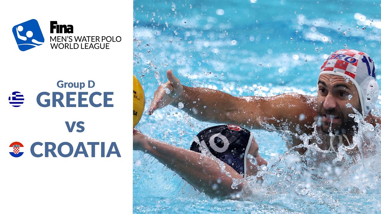 Re-LIVE: GREECE vs CROATIA- Men's Water Polo World League 2022