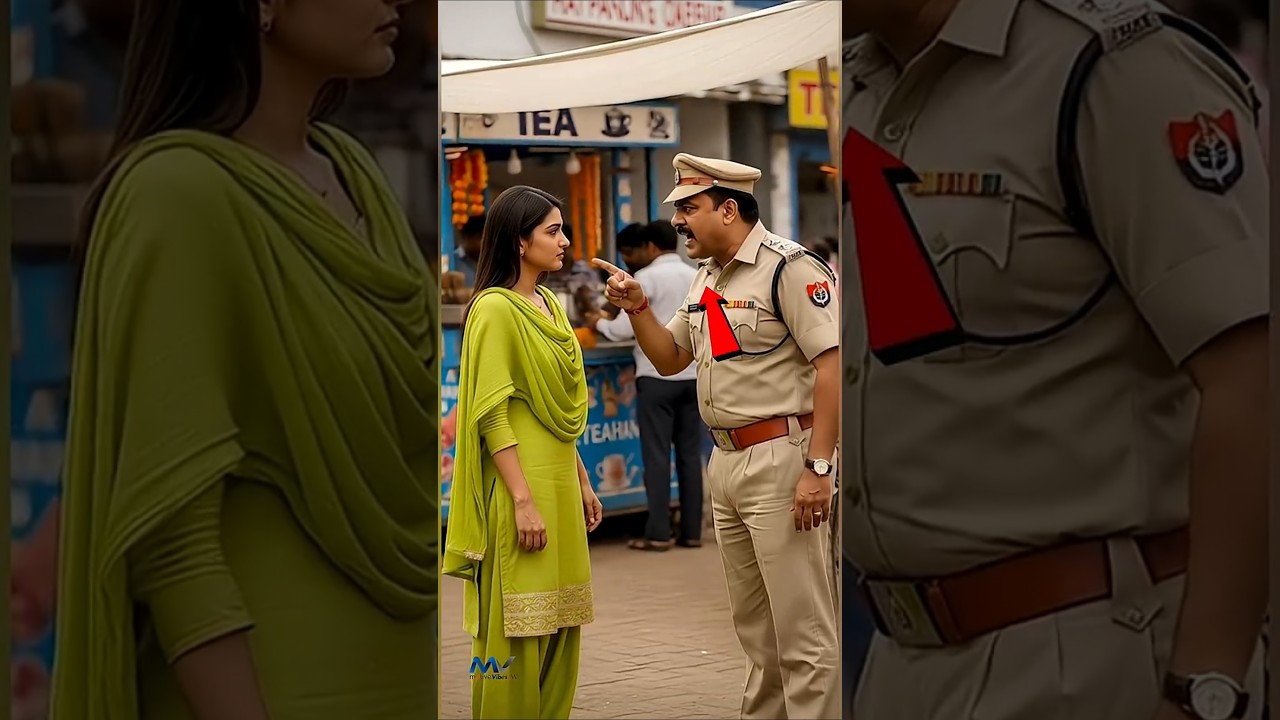 IPS को लड़की समझना Inspector को महंगा पड़ गया। #ips #police IPS ki Kahani #shorts