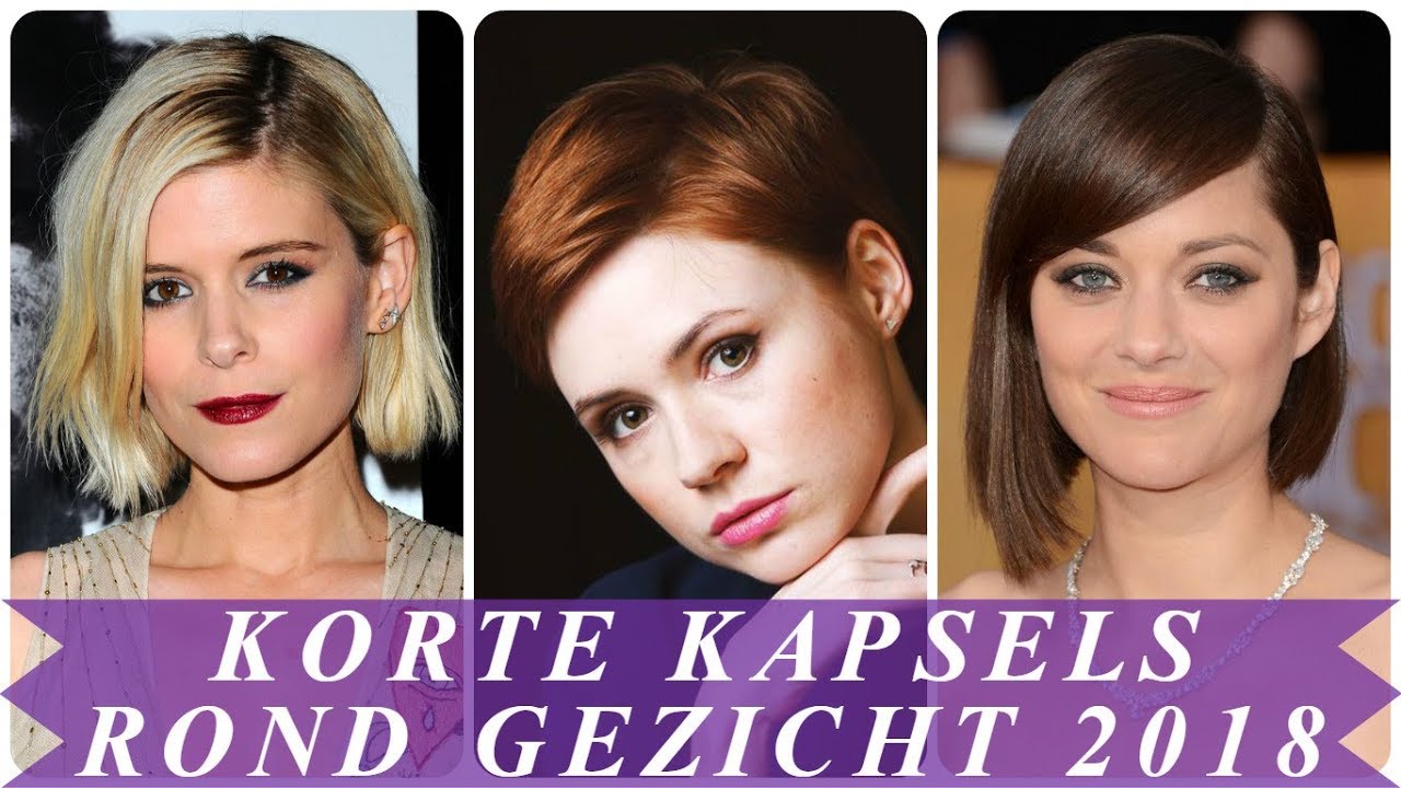 Nieuwe kapsels kort haar dames rond gezicht 2018
