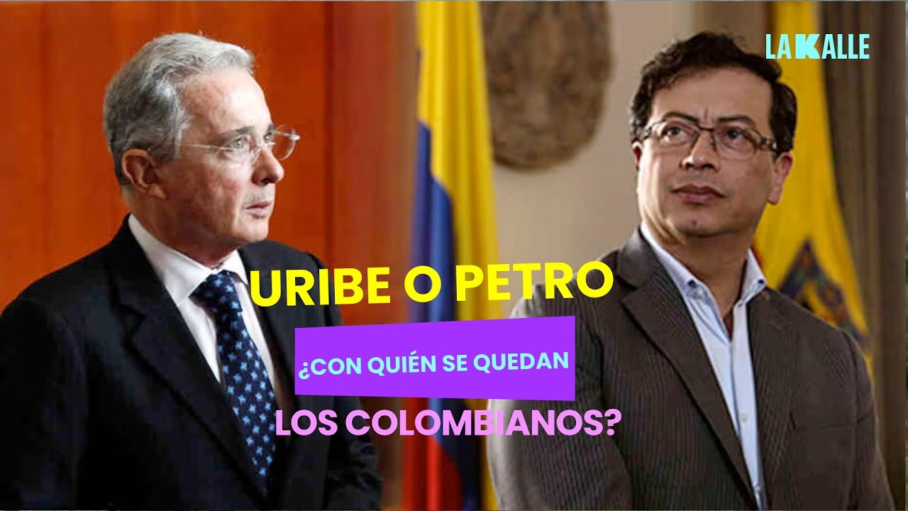 &iquest;A qui&eacute;n prefiere la gente: Uribe o Petro?