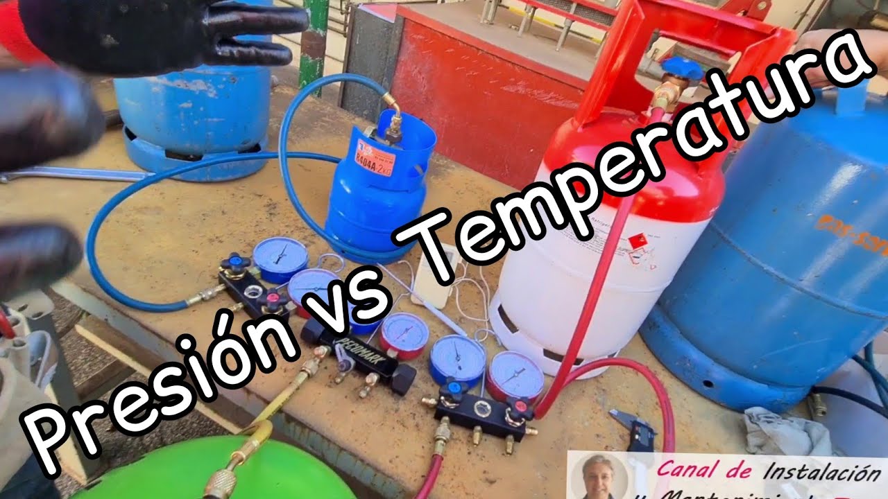 ❄Adivina la Presión💨sabiendo la🔥Temperatura del Refrigerante