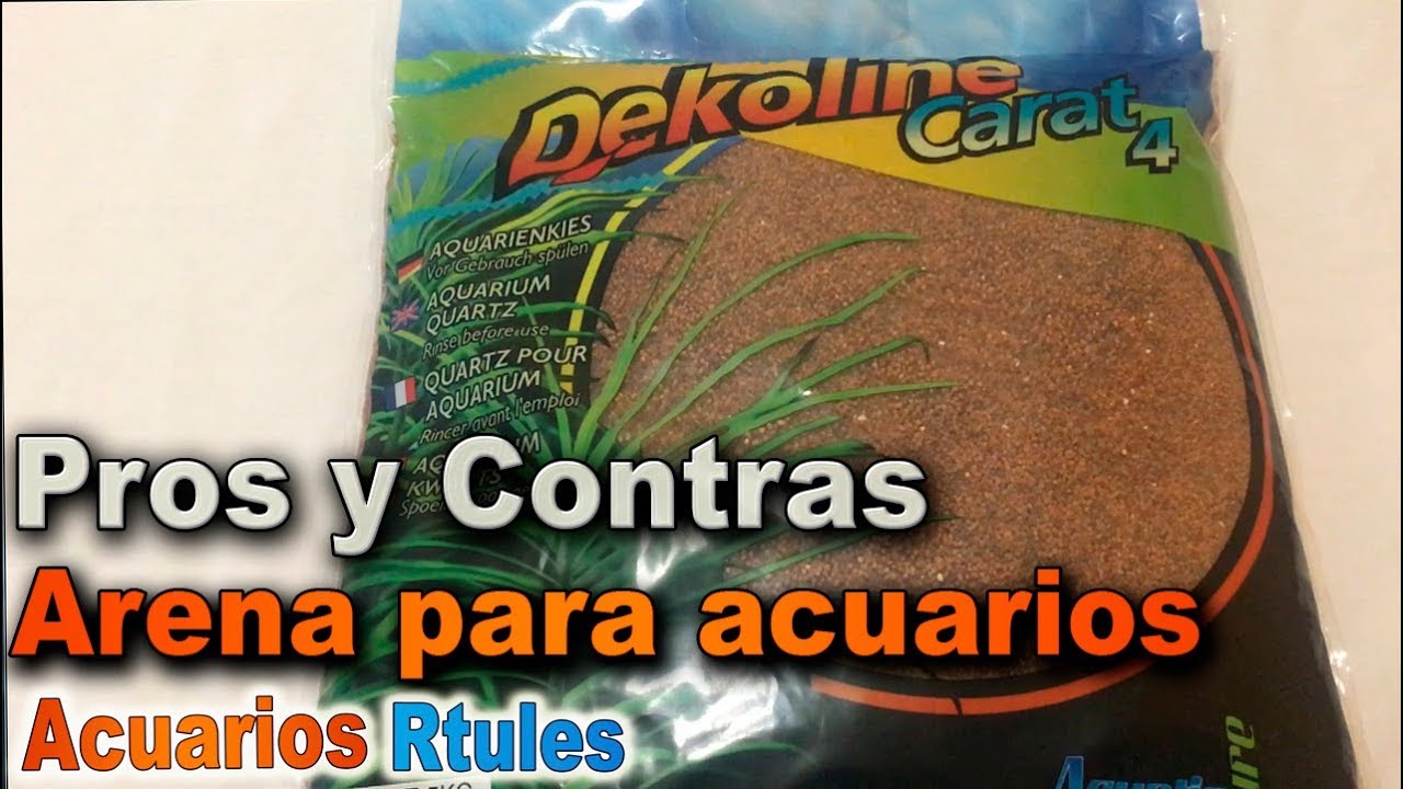 Arena para acuarios DEKOLINE | TODO lo que debes saber 👈 | sustrato para acuarios