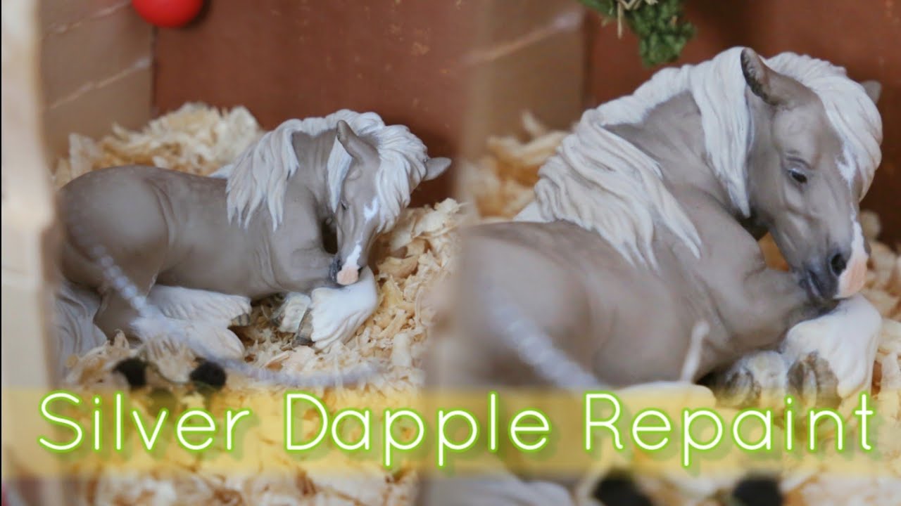 Painting a Silver Dapple Pony! - Custom/Repaint Pym Resin Model Horse