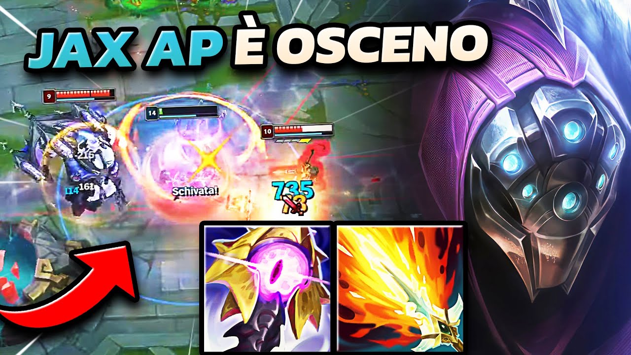 JAX AP È DIVENTATO MOSTRUOSO (oneshotto nemici full vita) - League of Legends ITA