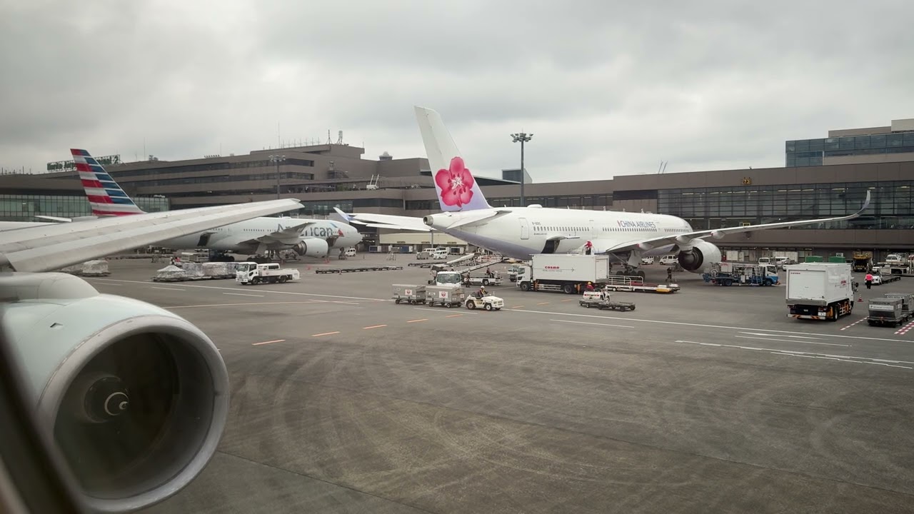 [4K] Cathay Pacific Airways 國泰航空 CX451 Narita 成田/NRT ✈︎ Taipei 台北/TPE Pushback/Taxing/Takeoff