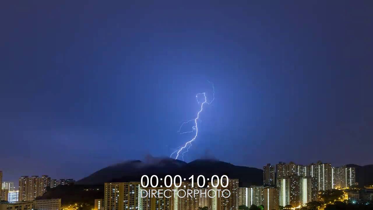 Hong Kong’s supernatural lightning show