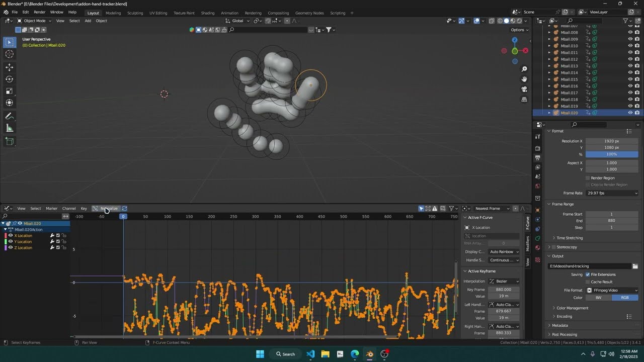 Blender Addon To Translate Mediapipe Landmarks in Python [Showcase]