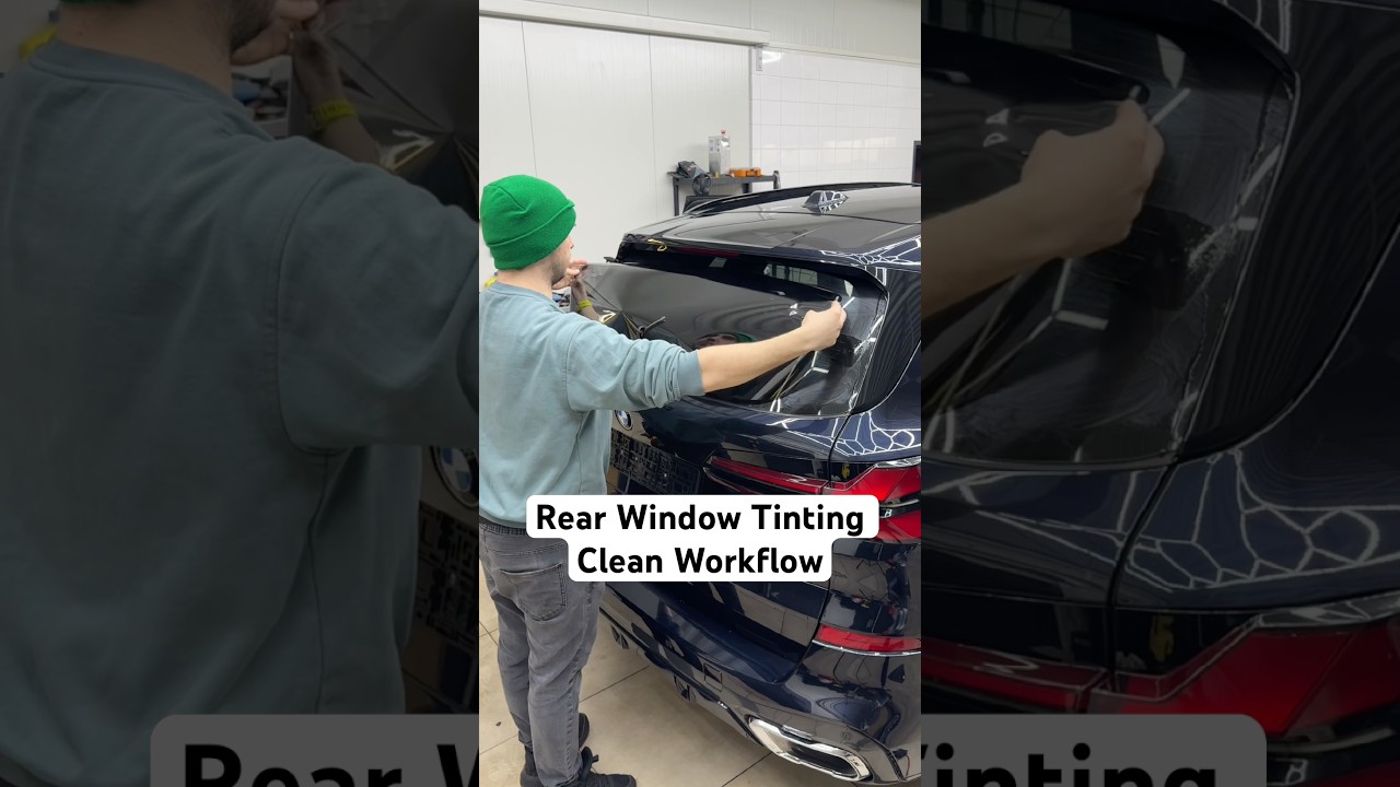 Perfect SUV Rear Glass Tint - Step by Step #asmr