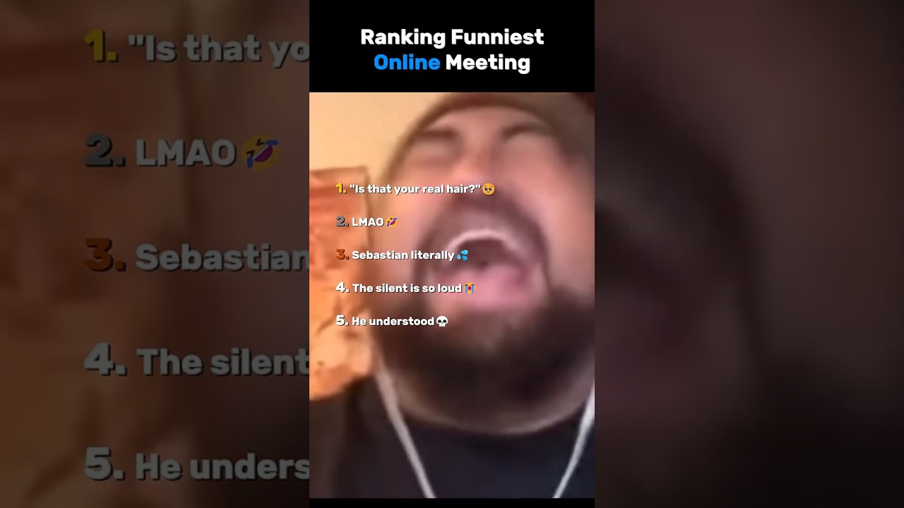 Ranking Funniest Online Meeting🤣