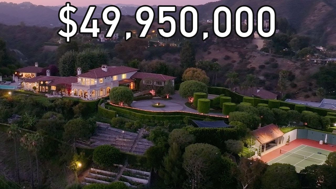 $49,950,000 Beverly Hills Secret Estate on 2.37 Acres (Ocean + Skyline Views to Malibu!)