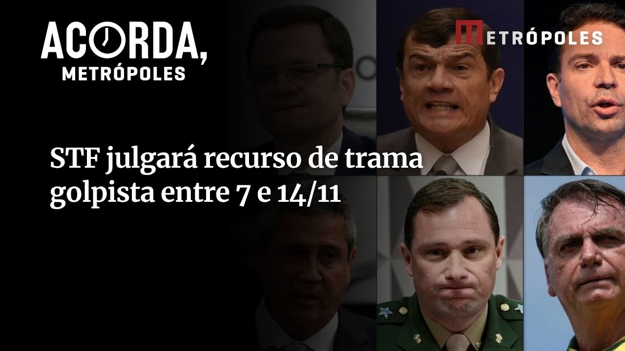 STF julgar&aacute; recursos de Bolsonaro e mais 6 r&eacute;us entre 7 e 14/11