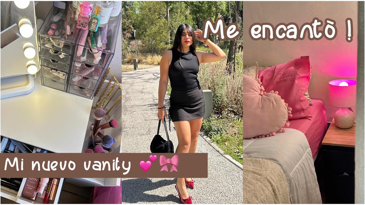 CAMBIOS EN MI HABITACIÓN ✅ AL FIN TENGO UN VANITY 💕✨ NUEVAS SÁBANAS !! Cama rosita 🎀