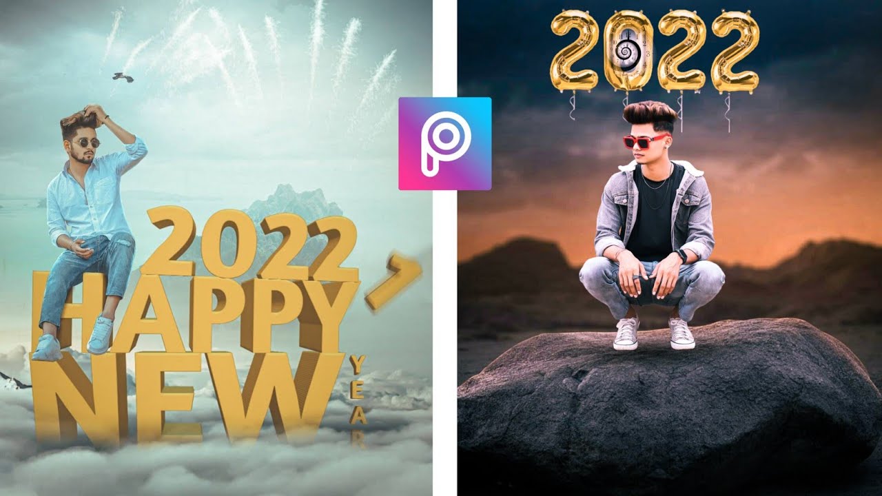 New Year 2022 Photo Editing | PicsArt Happy New Year photo Editing Tutorial
