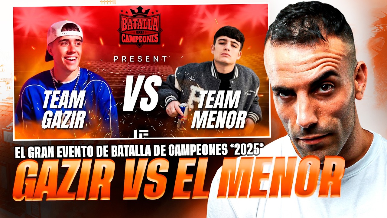 EL MENOR VS GAZIR EN BATALLA DE CAMPEONES *LOS CAPITANES MÁS APLASTANTES* #BATALLADECAMPEONES 2025