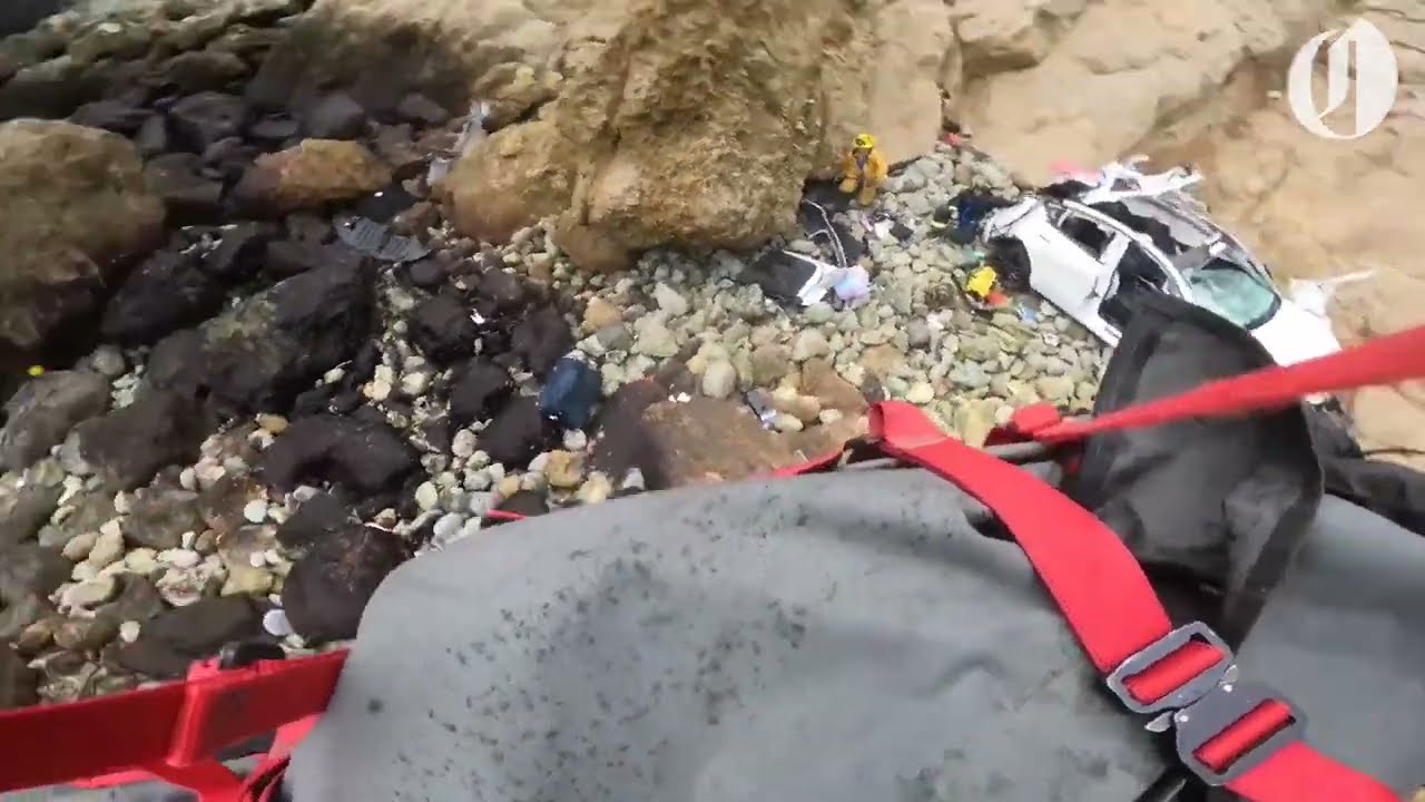 Tesla driver charged with attempted murder after driving off cliff with 3 passengers; all survive