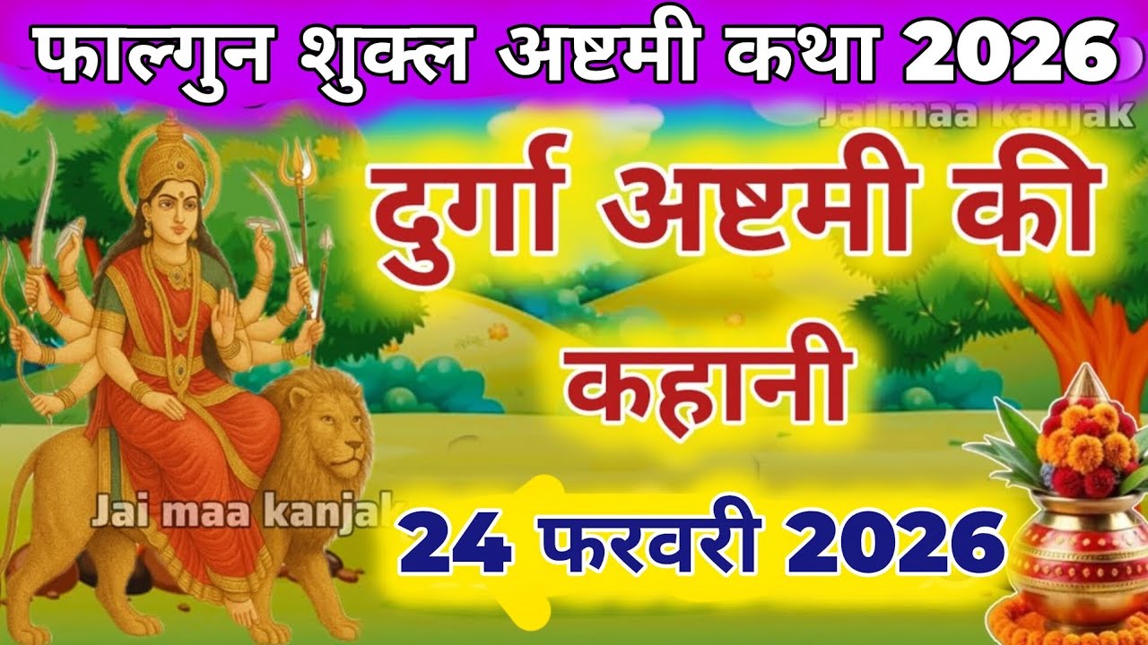 मासिक दुर्गा अष्टमी व्रत कथा durga ashtami vrat katha | durga mata ki katha  | फाल्गुन मास की कथा