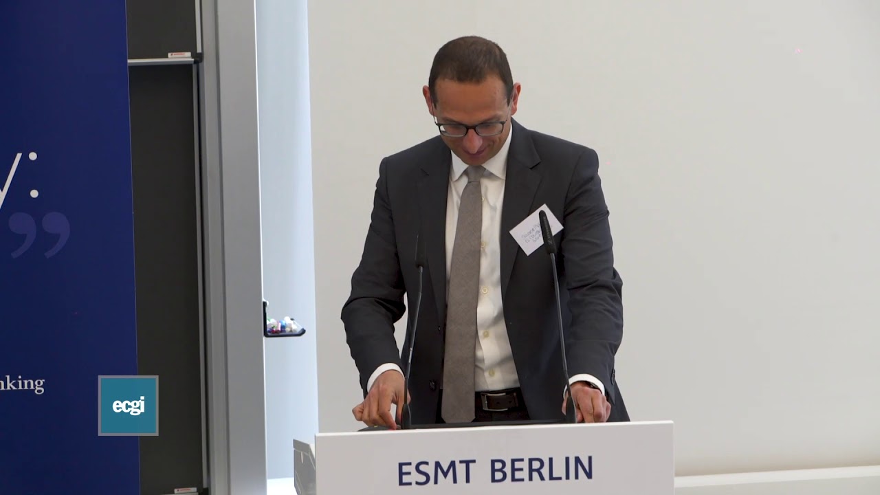 ECGI 2018 Working Paper Prizes (Law & Finance)