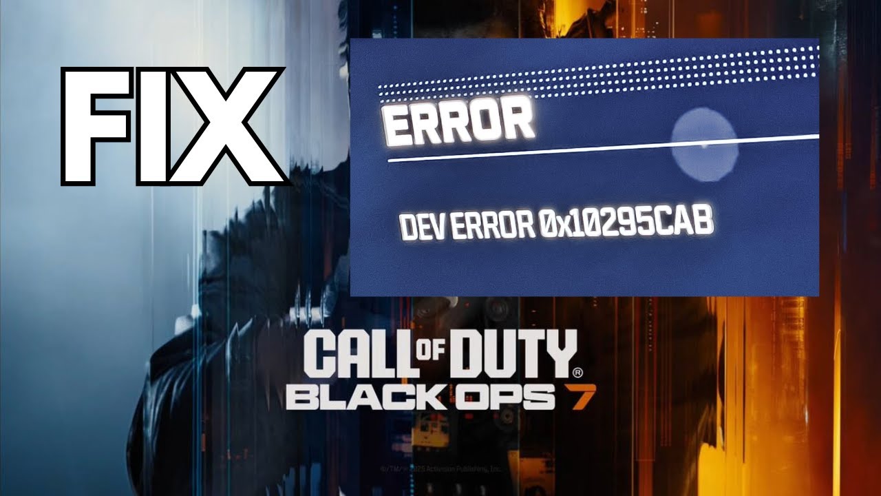 Как исправить ошибку разработчика 0x10295cab в Call of Duty: Black Ops 7 (устранение сбоев и зави...