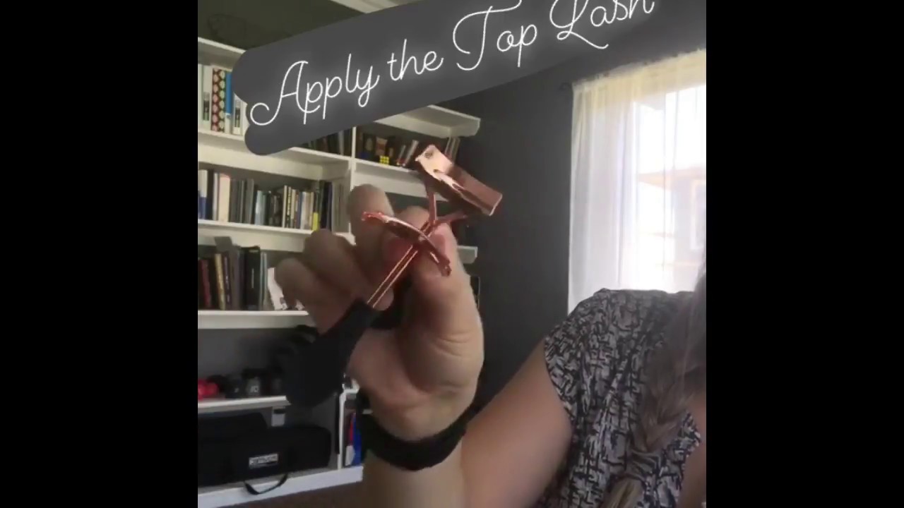 How to apply magnetic eyelashes