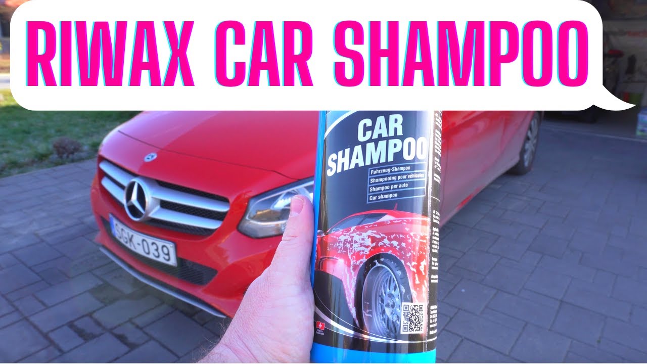Riwax Car Shampoo teszt
