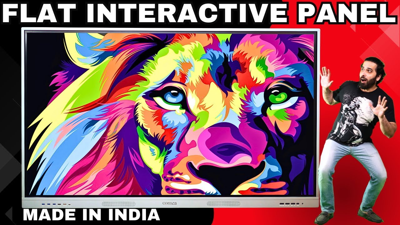 Cornea 65 inch Interactive Flat Panel review | Best digital whiteboard | Born Creator
