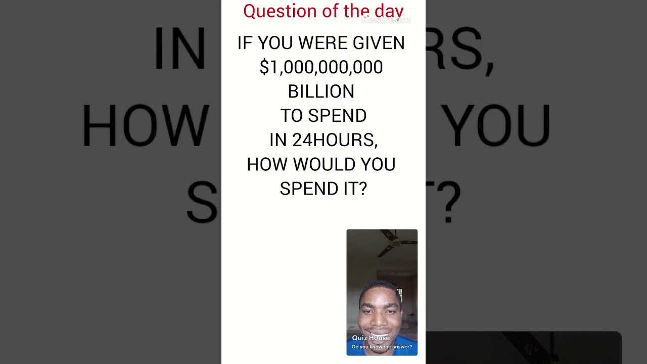 Question of the day 😊