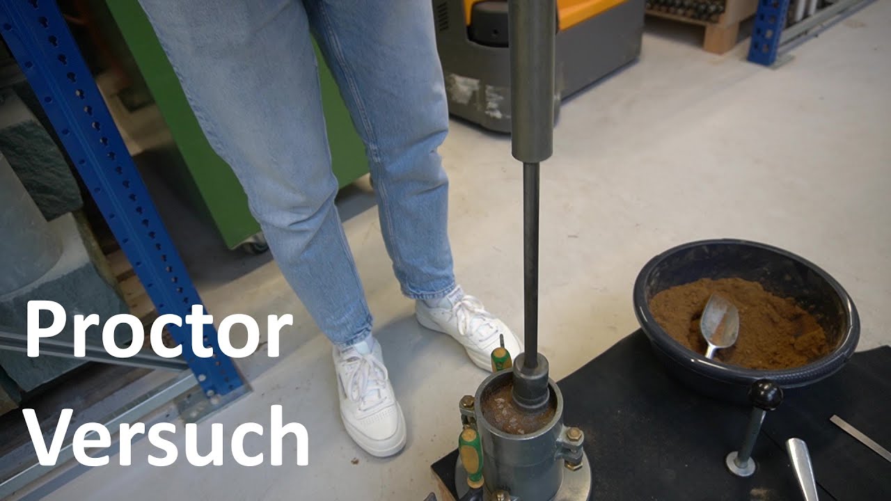 Proctorversuch - Bodenmechanisches und -hydraulisches Laborpraktikum