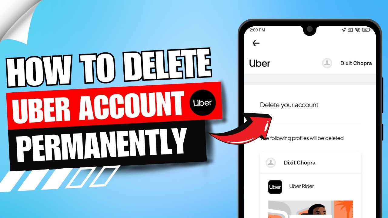 How to Delete Uber Account Permanently ✅