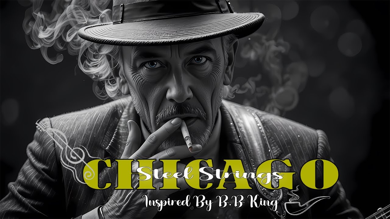 Midnight Alley Blues in Chicago – Whiskey Night Mood | Steel Strings Chicago