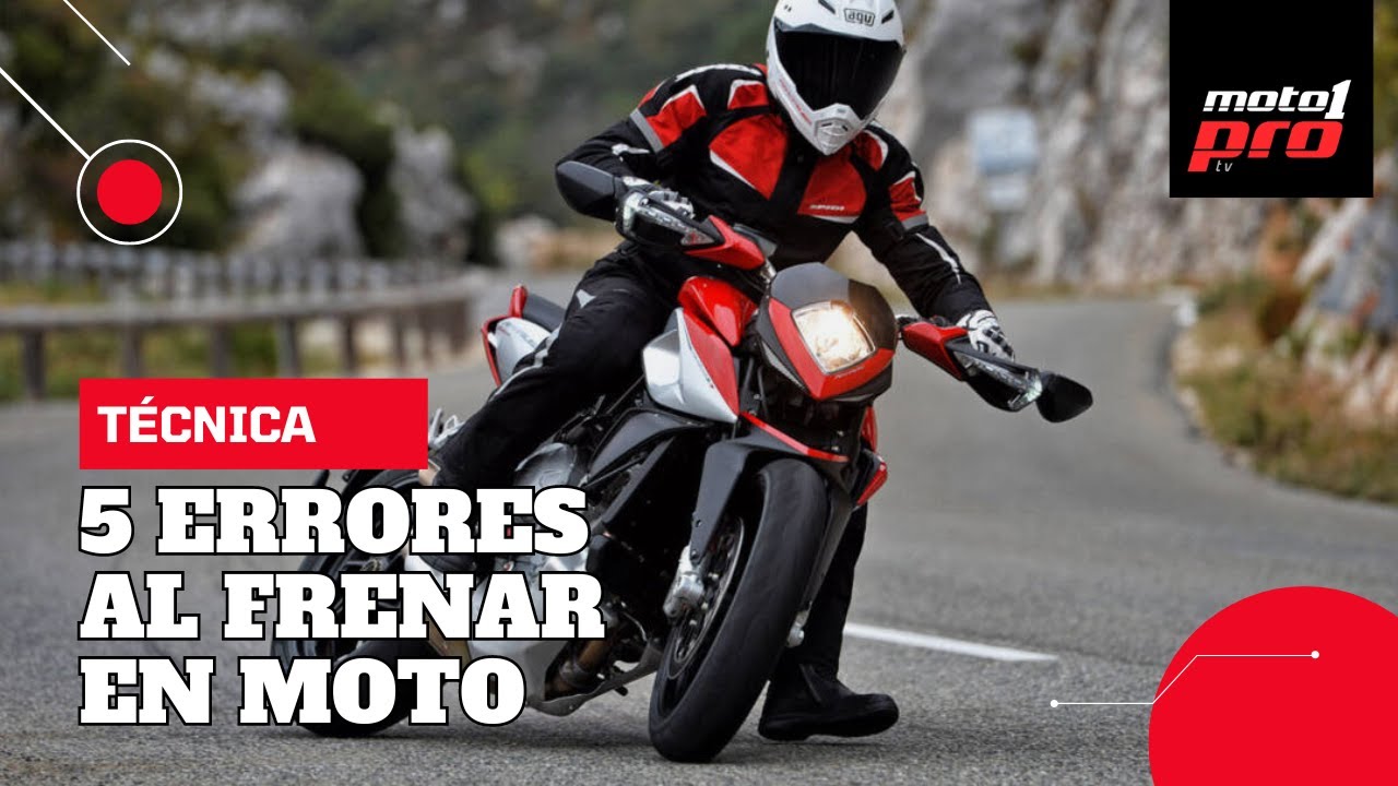 Técnica: Cinco errores habituales al frenar la moto